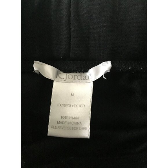 K. JORDAN- NWOMENS BLACK ELASTIC WAIST PULLOVER SWEATPANTS SIZE MEDIUM - Picture 3 of 6